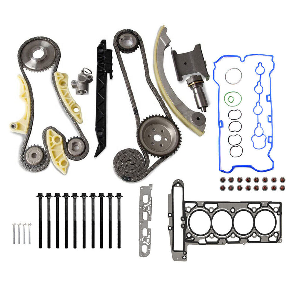 Timing Chain Kit for 08-15 Chevrolet Malibu Equinox L4 2.4L MLS Head Gasket Set