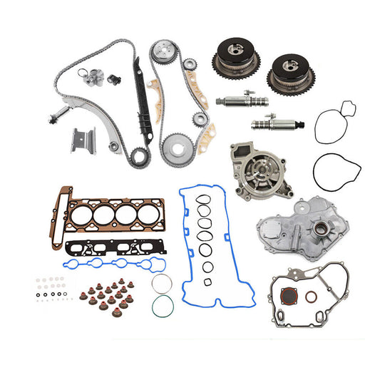 Timing Chain Kit +Head gasket screw oil pump for Chevrolet GM Ecotec 2.0L 2.4L 2009-2016
