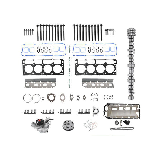 MDS Lifters Camshaft Kit Water Pump Timing Chain Kit Replacement for 2009-2015 Dodge Ram 1500 5.7L V8 HEMI