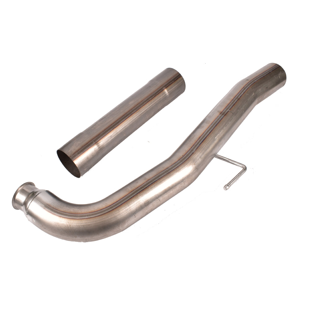 tainless Steel Diesel Exhaust Muffler Delete Pipe Fits chevy Silverado  2500HD 3500HD 6.6l 2011-2015 Duramax