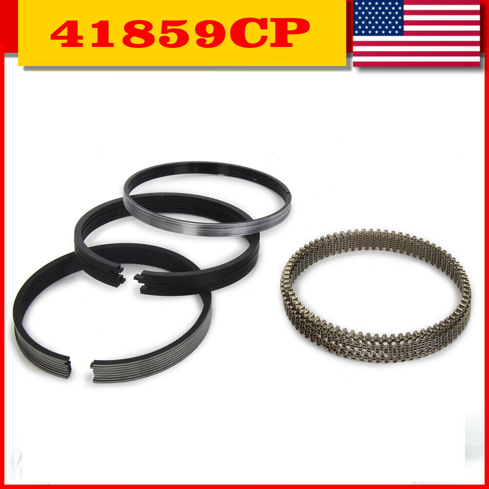 41787CP Engine Piston Ring Set for 1999-2009 Chevy Vortec LS 4.8L 5.3L 4.8 5.3