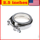 2.5'' Inch Stainless Steel V-Band Flange & Clamp Kit for Turbo Downpipes