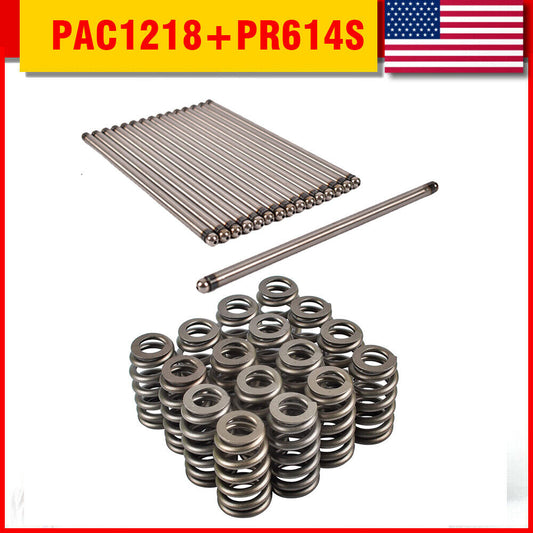 For LS Engines PAC-1218 Recessed Honeycomb Valve Spring Push Rod Kit
