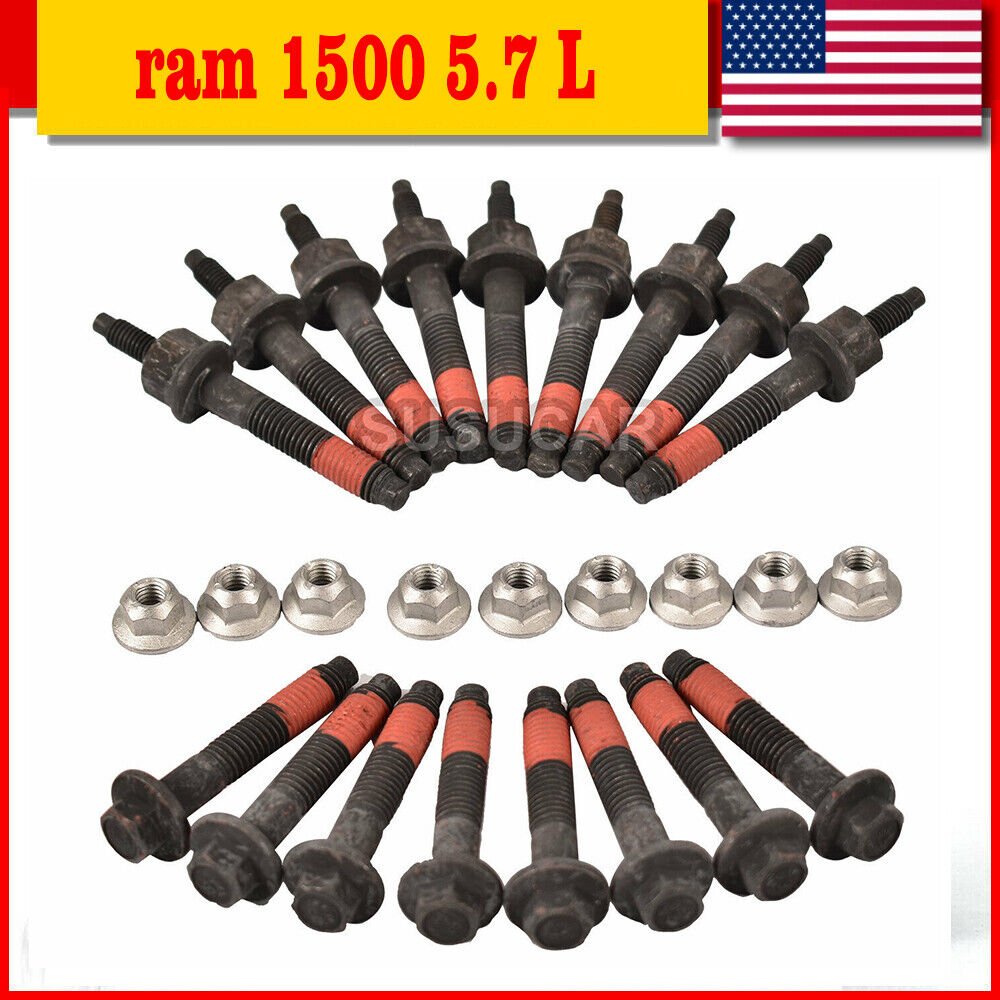 Manifold Bolt SET For Ram 1500 2500 3500 Magnum Aspen Jeep Grand 5.7L